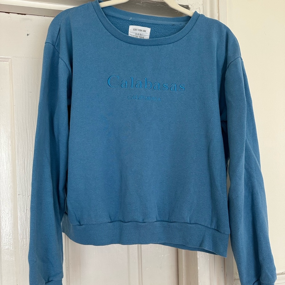 Cotton On Blue Crewneck